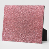 Pastel roze glitter fotoplaat (Zijkant)