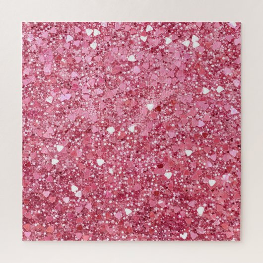 Pastel Roze Glitters Legpuzzel (Verticaal)