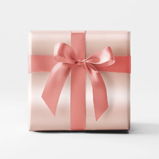 Pastel Roze Goud Folie Ombre Cadeaupapier
