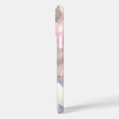 PASTEL ROZE GRIJS WIT VALENTIJN LIEFDE HARTEN Case-Mate iPhone CASE (Achterkant / Links)