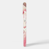 PASTEL ROZE GRIJS WIT VALENTIJN LIEFDE HARTEN Case-Mate iPhone CASE (Achterkant / Links)