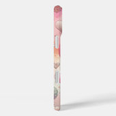 PASTEL ROZE GRIJS WIT VALENTIJN LIEFDE HARTEN Case-Mate iPhone CASE (Achterkant / Rechts)