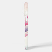 PASTEL ROZE GRIJS WIT VALENTIJN LIEFDE HARTEN Case-Mate iPhone CASE (Achterkant / Links)