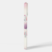 PASTEL ROZE GRIJS WITTE VALENTIJN LIEFDE HARTEN Case-Mate iPhone CASE (Achterkant / Rechts)
