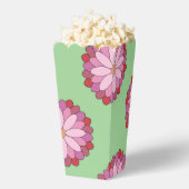 Pastel Roze Groen Aziatisch Medaillon Bloemen Bedankdoosjes (Popped)