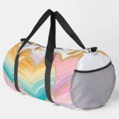 PASTEL ROZE GROEN GEEL PAARSE GOUDEN HARTEN PLUNJEZAK (Rechterhoek)