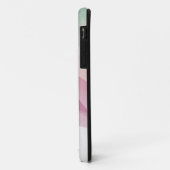 Pastel Roze Groene Abstracte piramide Patroon Kuns Case-Mate iPhone Case (Achterkant/links)
