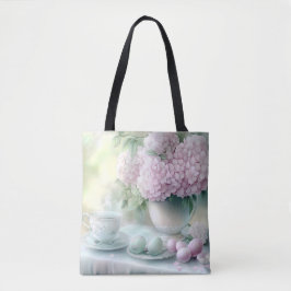 PASTEL ROZE & GROENE PAAS TAFELDECORATIE TOTE BAG