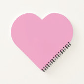 Pastel Roze Hart Design – Modern Love Symbool Notitieboek (Achterkant)