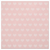 Pastel Roze Harten Patroon Stof (Swatch)