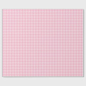 Pastel Roze Hondentand Cadeaupapier (Vlak)
