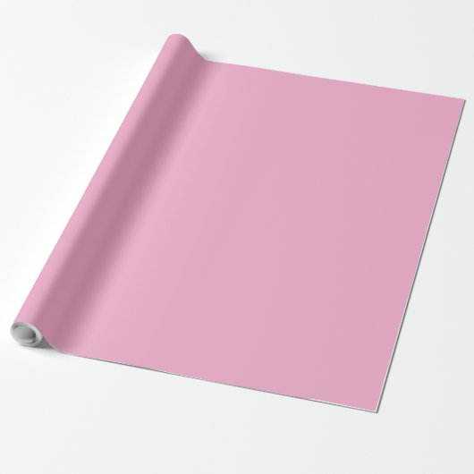 Pastel Roze Inpakpapier – Zachte Blush Gift Wrap (Uitgerold)