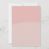 Pastel roze Japanse bloesem Kaart (Achterkant)