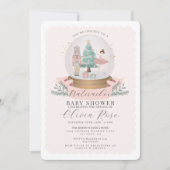 Pastel Roze Kerst Notenkraker meisje baby shower (Voorkant)