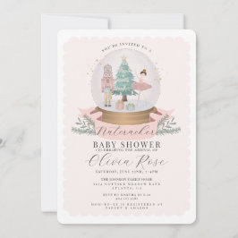 Pastel Roze Kerst Notenkraker meisje baby shower