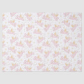 Pastel Roze Kerstengel Tissuepapier (Voorkant)