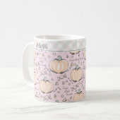Pastel Roze Kleine Pompoen Kinderen Mok (Voorkant links)