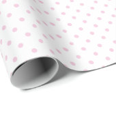 Pastel roze kleine pooldop cadeaupapier (Rol Hoek)