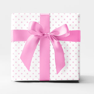 Pastel roze kleine pooldop cadeaupapier
