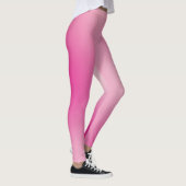 Pastel roze kleuren Abstracte vervagen gradiënt om Leggings (Rechts)