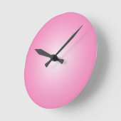 Pastel roze kleuren Abstracte vervagen gradiënt om Ronde Klok (Hoek)