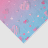 Pastel roze krabbelsteentjes Valentijnse ontkoppel Tissuepapier (Detail)