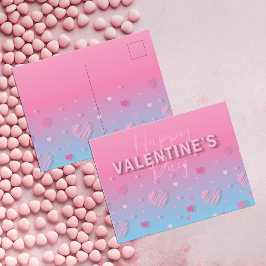 Pastel Roze kribble Hartelijk gefeliciteerd met Fi Briefkaart