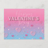 Pastel Roze kribble Hartelijk gefeliciteerd met Fi Briefkaart (Voorkant)