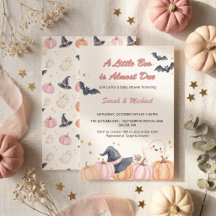 Pastel Roze Little Boo Halloween Baby Shower