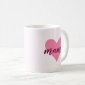 Pastel Roze Mama Mok – Sweet Moederdag Gift (Voorkant rechts)