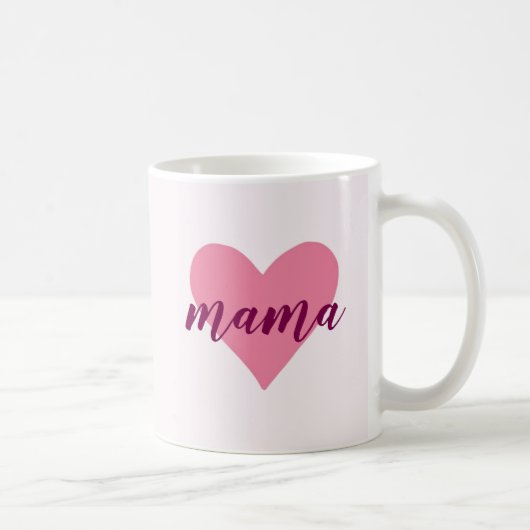 Pastel Roze Mama Mok – Sweet Moederdag Gift (Rechts)