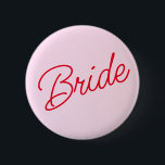 Pastel roze minimale bruid Button<br><div class="desc">Pastel roze minimale bruid Button.</div>