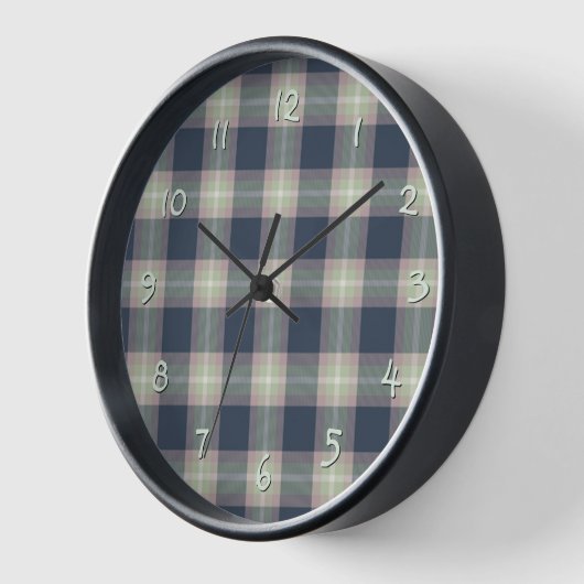 Pastel Roze Mint Green Dark Blue Pset Pattern (Hoek)