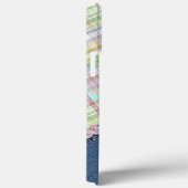 Pastel Roze Mintgroene Blauwe Gingham Plaid Patroo Case-Mate iPhone Case (Achterkant / Rechts)