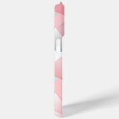 Pastel Roze Mintgroene Grijze Mozaïek Patroon Case-Mate iPhone Case (Achterkant / Rechts)