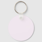 Pastel Roze Monogram Sleutelhanger – Minimalistisc (Achterkant)