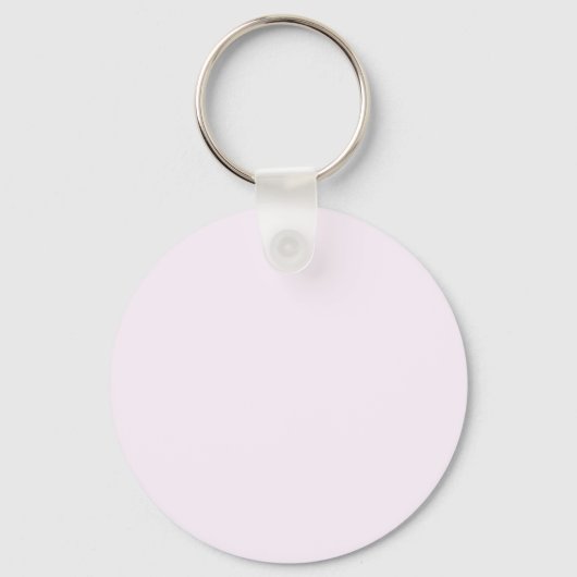 Pastel Roze Monogram Sleutelhanger – Minimalistisc (Achterkant)