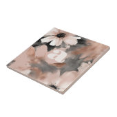 Pastel Roze Monogram  Tegeltje (Zijkant)