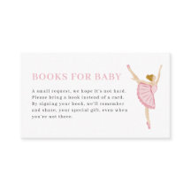 Pastel Roze Notenkraker Boeken voor Baby Kaart