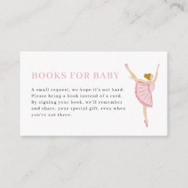 Pastel Roze Notenkraker Boeken voor Baby Kaart