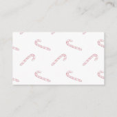Pastel Roze Notenkraker Luiers Raffle Kaart (Achterkant)