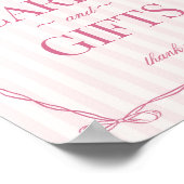 Pastel Roze Ondergoed Bachelorette Kaarten & Cadea Poster (Hoek)