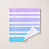 Pastel Roze Paars Blauwe Verfkwast Bad Handdoek (Wasdoekje)