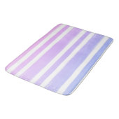Pastel Roze Paars Blauwe Verfkwast  Badmat (Gekanteld)