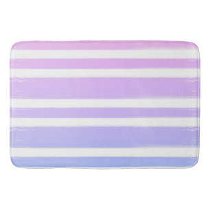 Pastel Roze Paars Blauwe Verfkwast Badmat