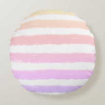 Pastel Roze Paars Geel Waterverf Strepen