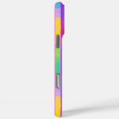 Pastel Roze Paarse Streeppatroon Case-Mate iPhone Case (Achterkant / Rechts)