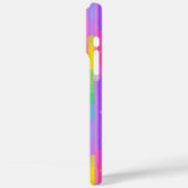 Pastel Roze Paarse Streeppatroon Case-Mate iPhone Case (Achterkant / Links)