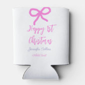 Pastel roze paarse vrolijke 1e Kerstboog naam da Blikjeskoeler (Achterkant)