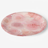 Pastel Roze Papieren Borden Bordje (Gekanteld)